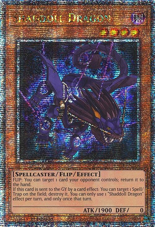 Shaddoll Dragon [RA04-EN228] Quarter Century Secret Rare | Gaming Infinity
