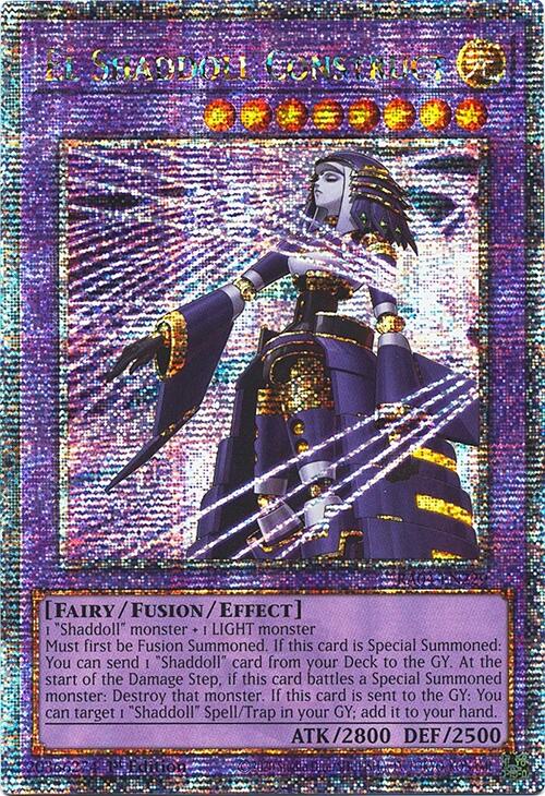 El Shaddoll Construct (Alternate Art) [RA04-EN229] Quarter Century Secret Rare | Gaming Infinity