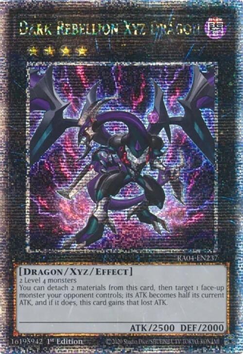 Dark Rebellion Xyz Dragon [RA04-EN237] Quarter Century Secret Rare | Gaming Infinity