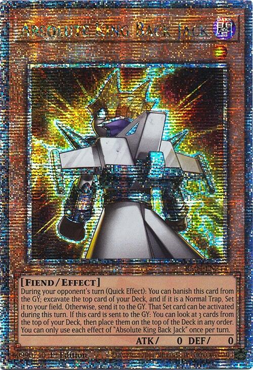 Absolute King Back Jack [RA04-EN244] Quarter Century Secret Rare | Gaming Infinity