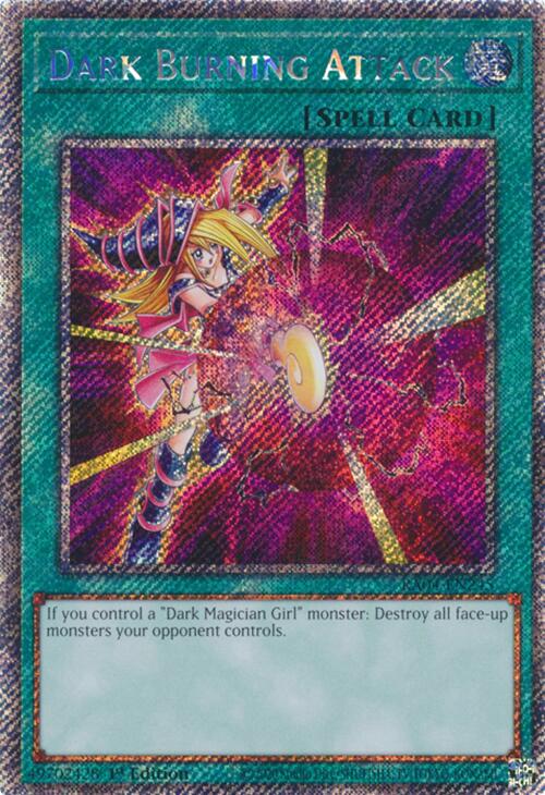 Dark Burning Attack [RA04-EN245] Platinum Secret Rare | Gaming Infinity