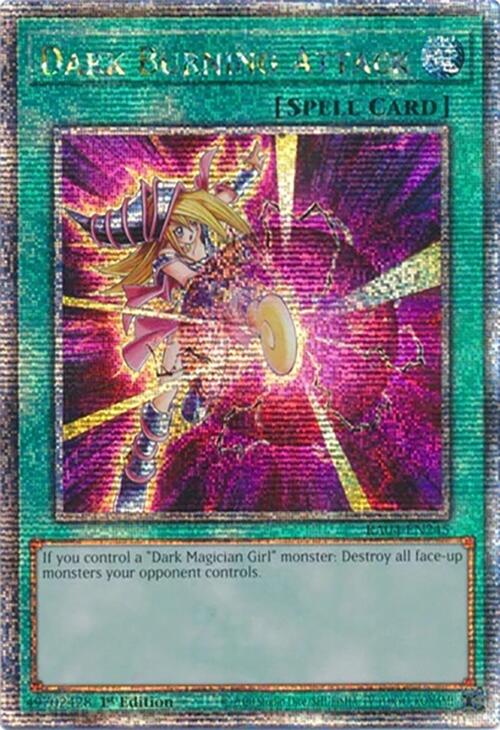Dark Burning Attack [RA04-EN245] Quarter Century Secret Rare | Gaming Infinity