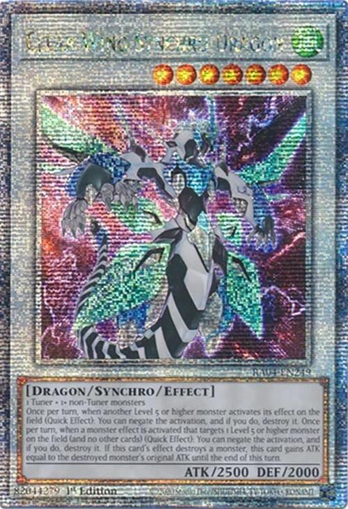 Clear Wing Synchro Dragon [RA04-EN249] Quarter Century Secret Rare | Gaming Infinity