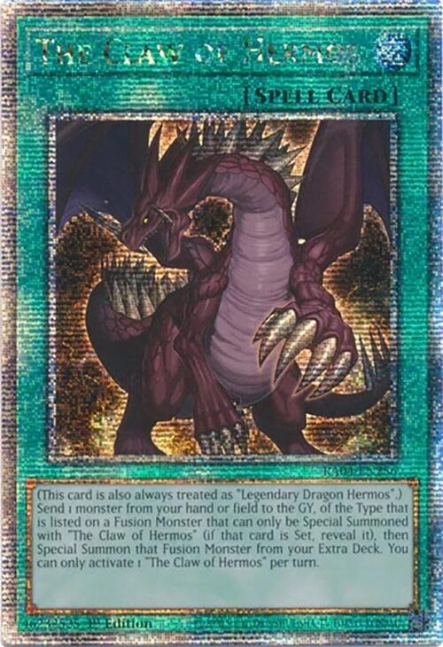 The Claw of Hermos [RA04-EN256] Quarter Century Secret Rare | Gaming Infinity