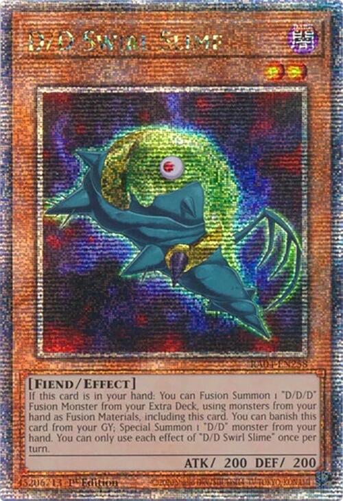 D/D Swirl Slime [RA04-EN258] Quarter Century Secret Rare | Gaming Infinity
