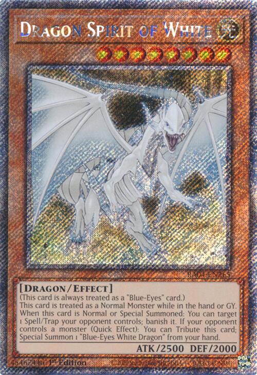 Dragon Spirit of White [RA04-EN265] Platinum Secret Rare | Gaming Infinity