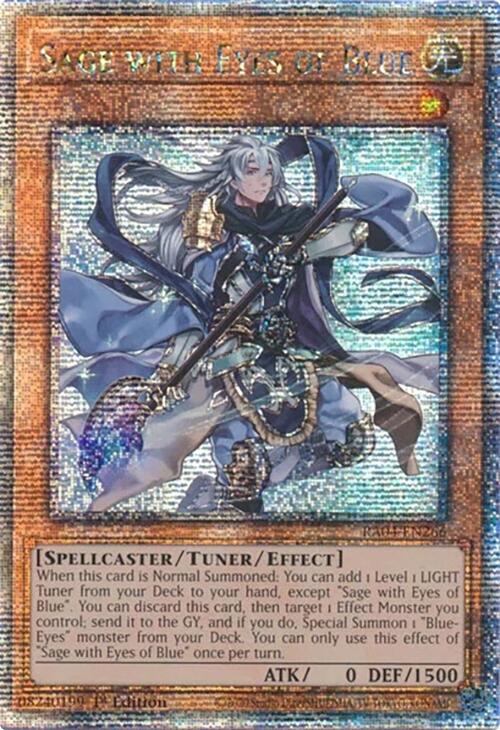 Sage with Eyes of Blue [RA04-EN266] Quarter Century Secret Rare | Gaming Infinity