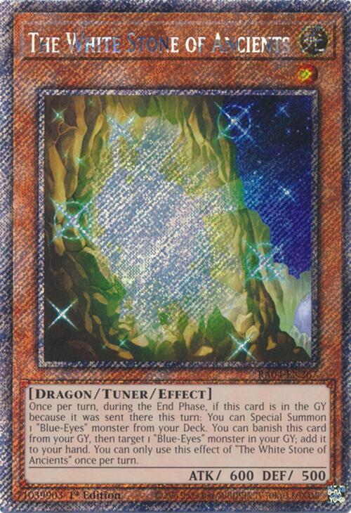 The White Stone of Ancients [RA04-EN267] Platinum Secret Rare | Gaming Infinity