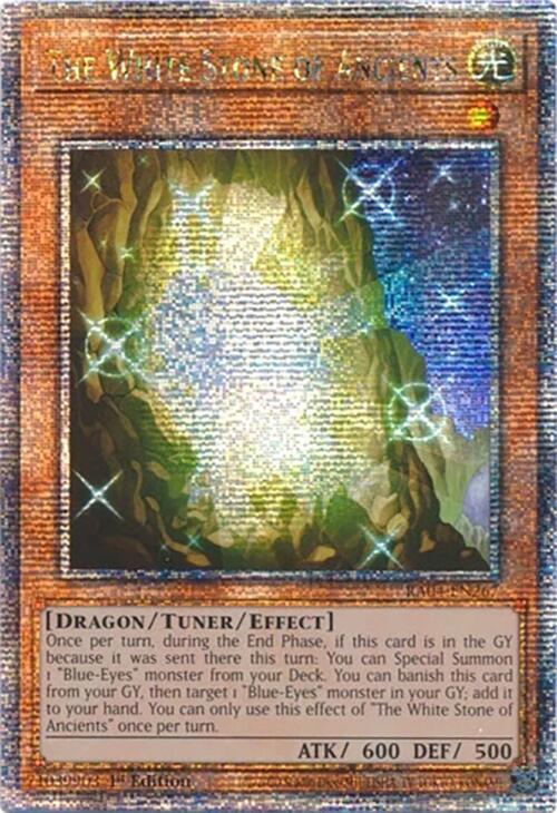 The White Stone of Ancients [RA04-EN267] Quarter Century Secret Rare | Gaming Infinity