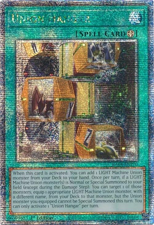 Union Hangar [RA04-EN270] Quarter Century Secret Rare | Gaming Infinity