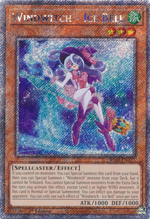 Windwitch - Ice Bell [RA04-EN273] Platinum Secret Rare | Gaming Infinity