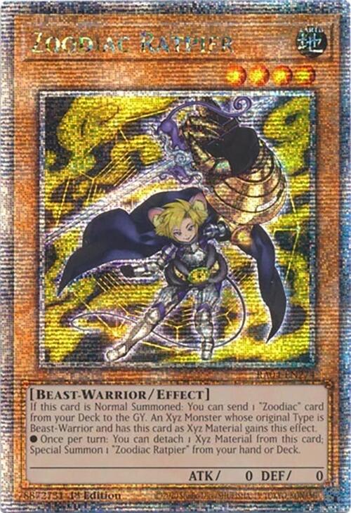 Zoodiac Ratpier [RA04-EN274] Quarter Century Secret Rare | Gaming Infinity