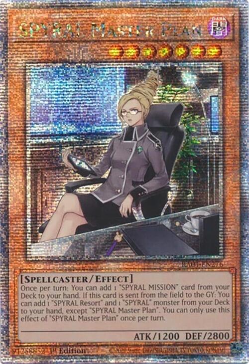 SPYRAL Master Plan [RA04-EN276] Quarter Century Secret Rare | Gaming Infinity