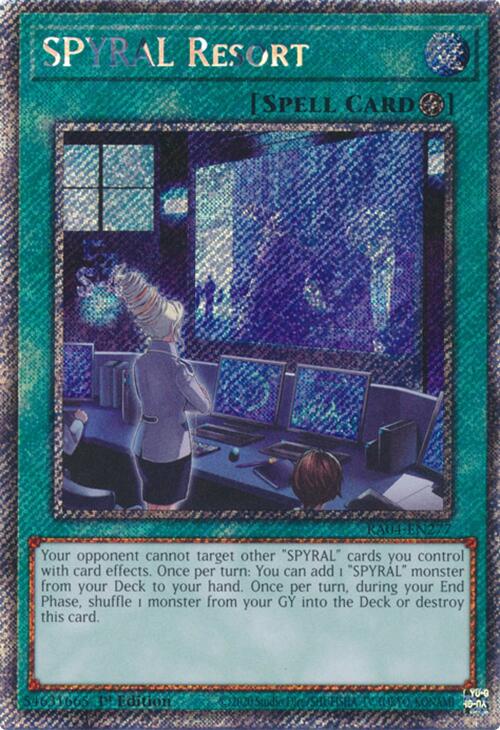 SPYRAL Resort [RA04-EN277] Platinum Secret Rare | Gaming Infinity