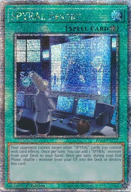 SPYRAL Resort [RA04-EN277] Quarter Century Secret Rare | Gaming Infinity