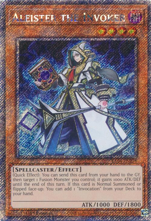Aleister the Invoker [RA04-EN278] Platinum Secret Rare | Gaming Infinity