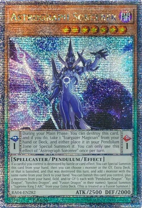 Astrograph Sorcerer [RA04-EN282] Quarter Century Secret Rare | Gaming Infinity