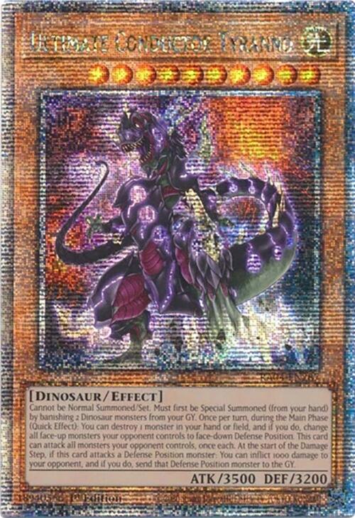 Ultimate Conductor Tyranno [RA04-EN287] Quarter Century Secret Rare | Gaming Infinity