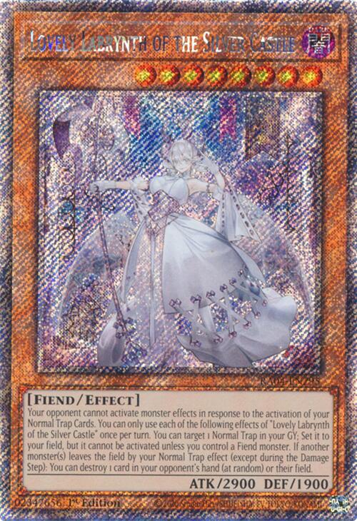 Lovely Labrynth of the Silver Castle [RA04-EN295] Platinum Secret Rare | Gaming Infinity