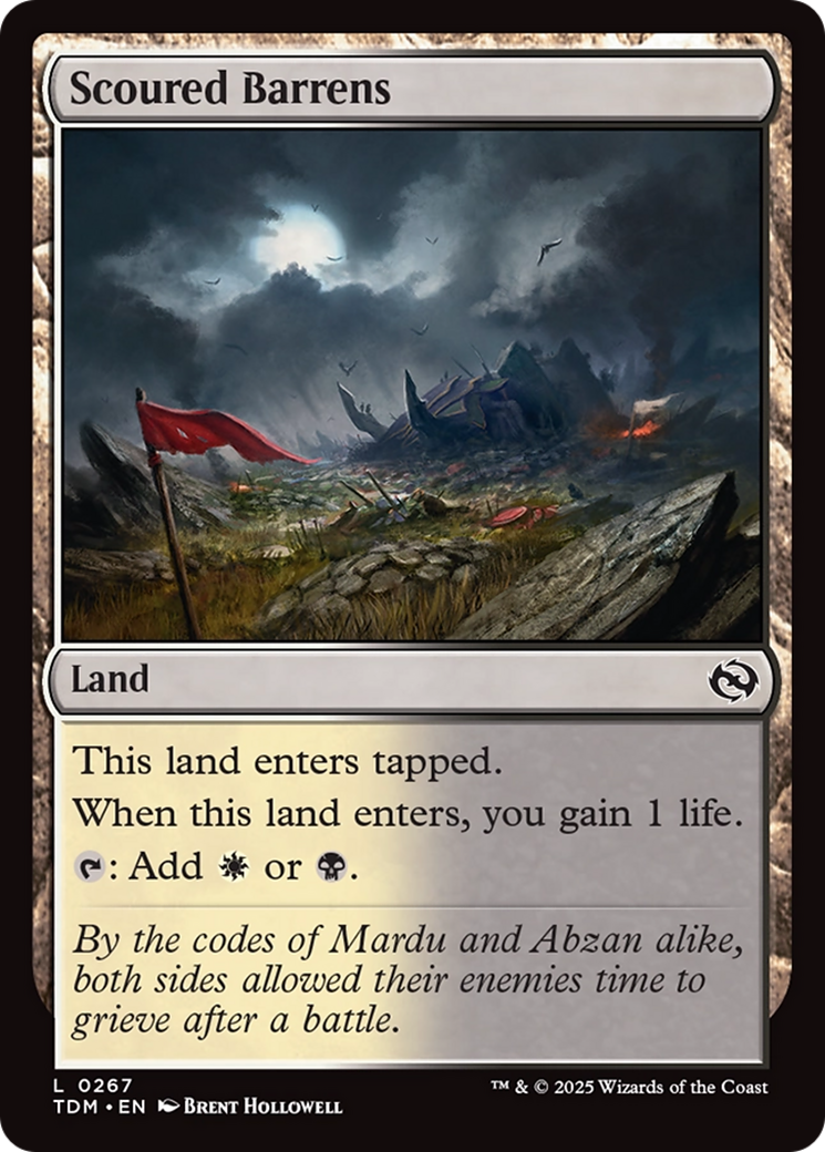 Scoured Barrens [Tarkir: Dragonstorm] | Gaming Infinity