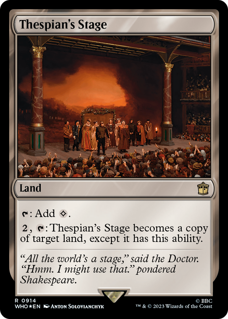 Thespian's Stage (Surge Foil) [Doctor Who] | Gaming Infinity