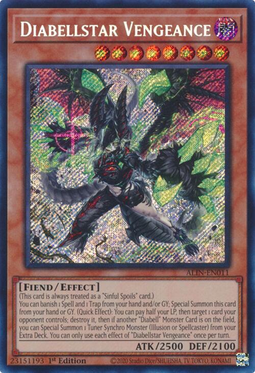 Diabellstar Vengeance [ALIN-EN011] Secret Rare | Gaming Infinity