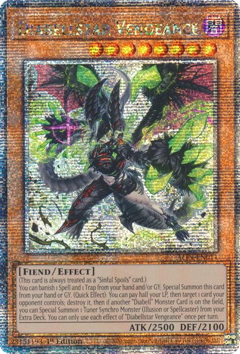 Diabellstar Vengeance [ALIN-EN011] Quarter Century Secret Rare | Gaming Infinity