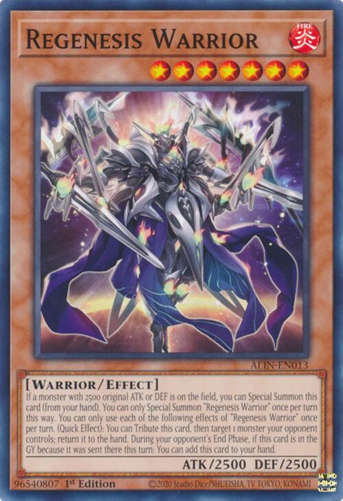 Regenesis Warrior [ALIN-EN013] Common | Gaming Infinity