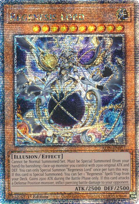 Regenesis Lord [ALIN-EN017] Quarter Century Secret Rare | Gaming Infinity