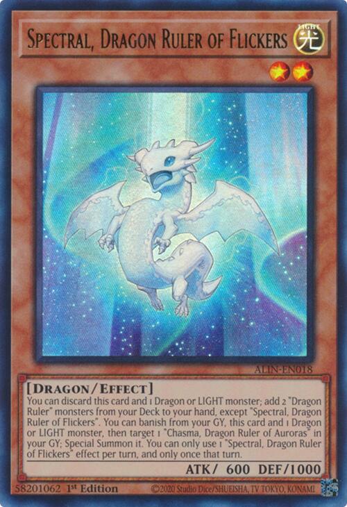 Spectral, Dragon Ruler of Flickers [ALIN-EN018] Ultra Rare | Gaming Infinity