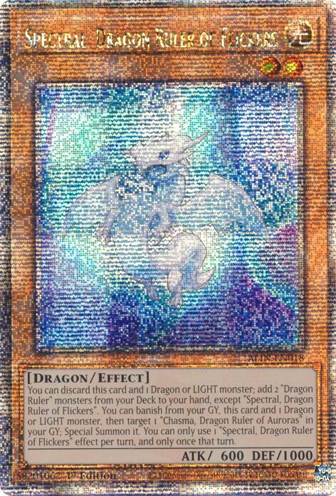 Spectral, Dragon Ruler of Flickers [ALIN-EN018] Quarter Century Secret Rare | Gaming Infinity