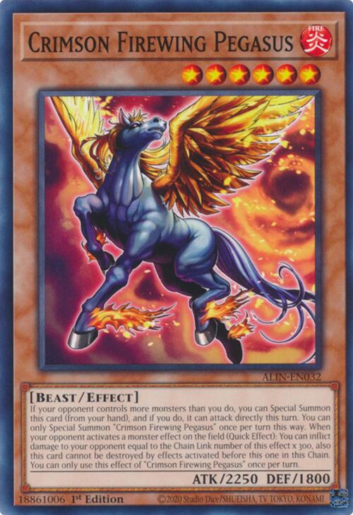 Crimson Firewing Pegasus [ALIN-EN032] Common | Gaming Infinity