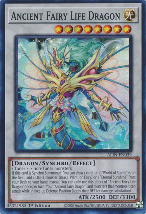 Ancient Fairy Life Dragon [ALIN-EN039] Super Rare | Gaming Infinity