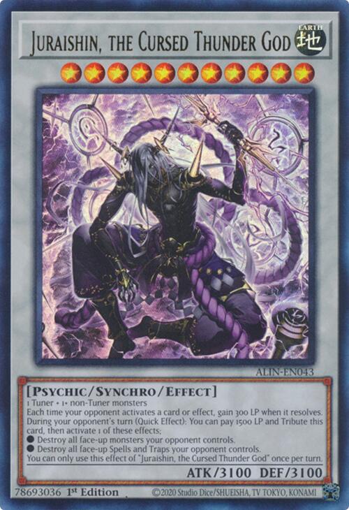 Juraishin, the Cursed Thunder God [ALIN-EN043] Ultra Rare | Gaming Infinity