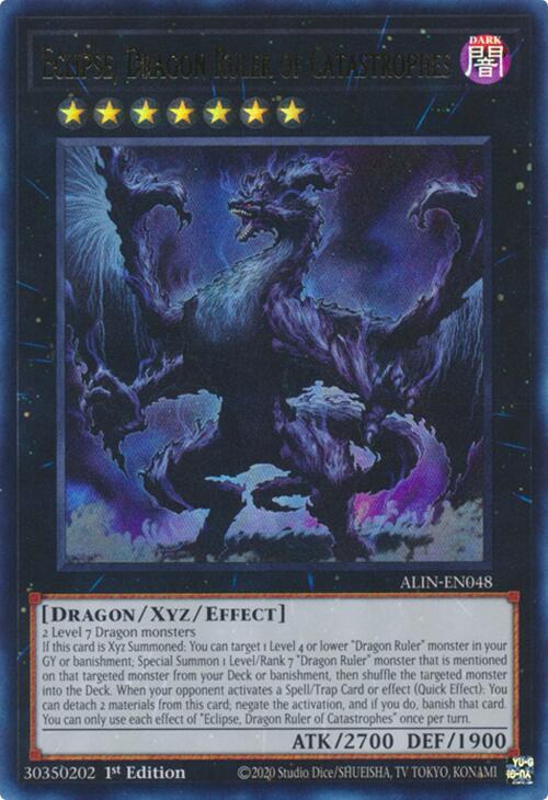 Eclipse, Dragon Ruler of Catastrophes [ALIN-EN048] Ultra Rare | Gaming Infinity