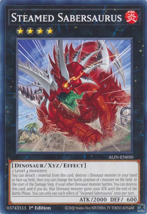 Steamed Sabersaurus [ALIN-EN050] Common | Gaming Infinity