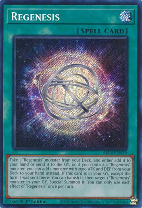 Regenesis [ALIN-EN059] Secret Rare | Gaming Infinity