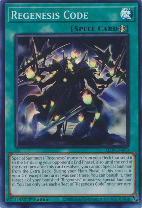 Regenesis Code [ALIN-EN060] Super Rare | Gaming Infinity