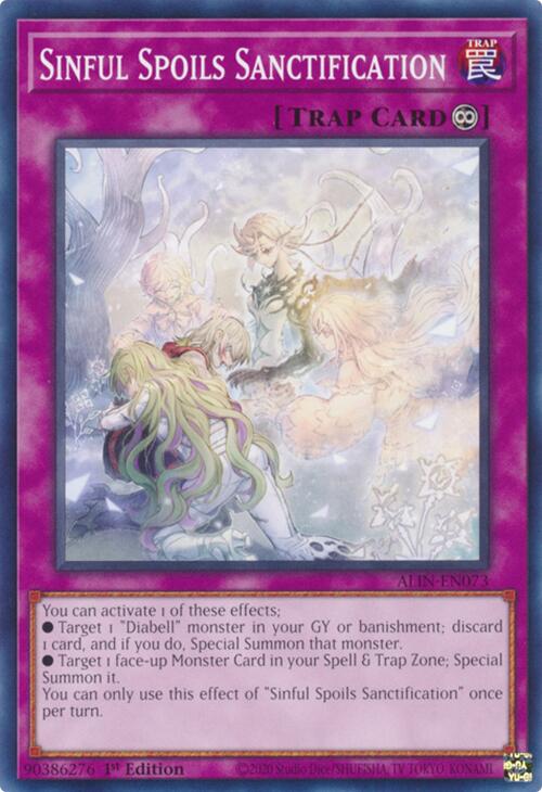 Sinful Spoils Sanctification [ALIN-EN073] Common | Gaming Infinity