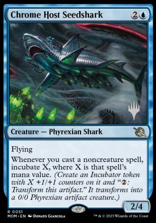 Chrome Host Seedshark (Promo Pack) [March of the Machine Promos] | Gaming Infinity