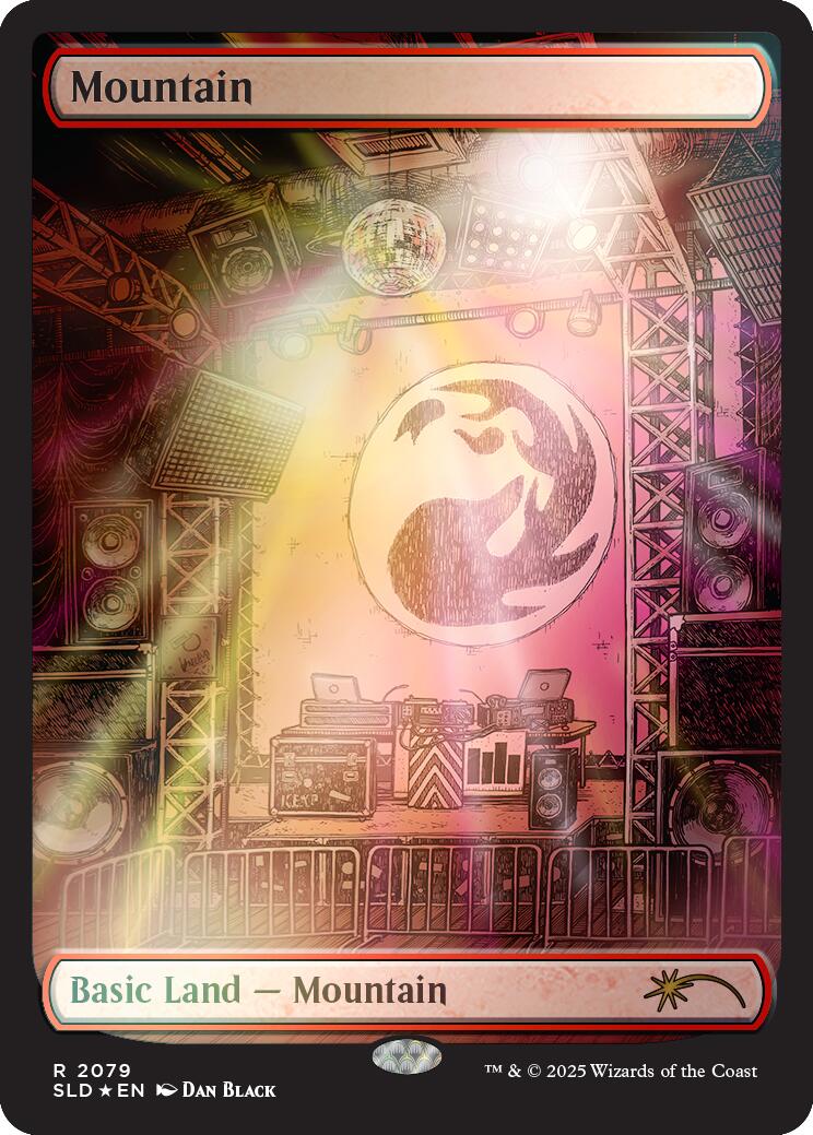 Mountain (2079) (Rainbow Foil) [Secret Lair Drop Series] | Gaming Infinity