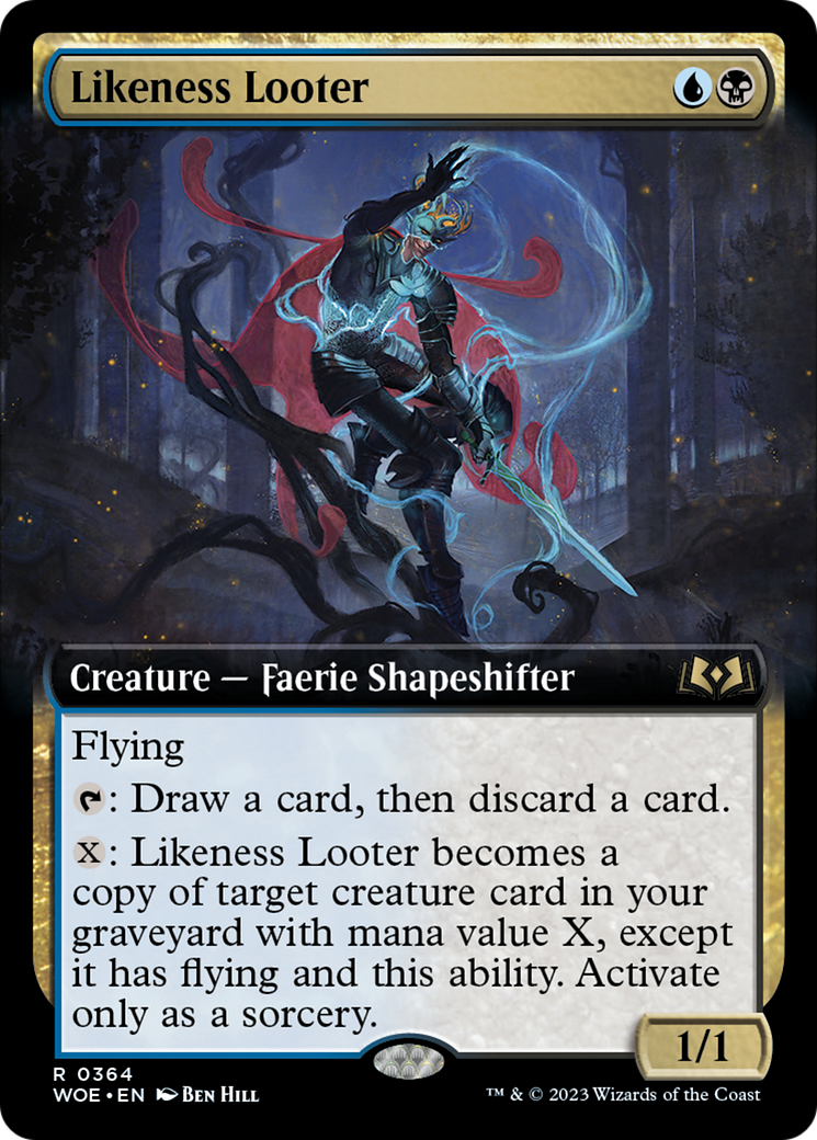 Likeness Looter (Extended Art) [Wilds of Eldraine] | Gaming Infinity