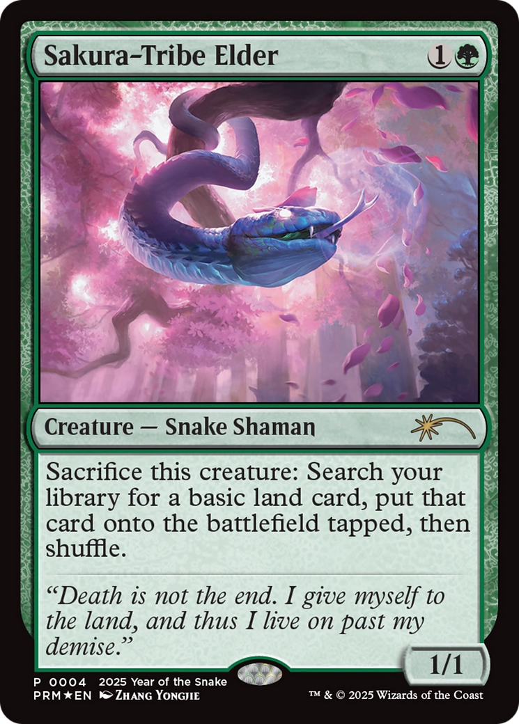 Sakura-Tribe Elder (Year of the Snake 2025) [Standard Showdown Promos] | Gaming Infinity