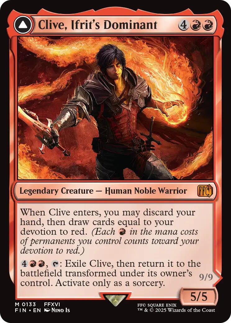 Clive, Ifrit's Dominant // Ifrit, Warden of Inferno [FINAL FANTASY] | Gaming Infinity