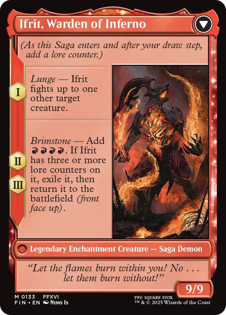 Clive, Ifrit's Dominant // Ifrit, Warden of Inferno [FINAL FANTASY] | Gaming Infinity