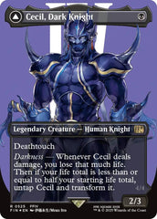 Cecil, Dark Knight // Cecil, Redeemed Paladin (Borderless) (Surge Foil) [FINAL FANTASY] | Gaming Infinity