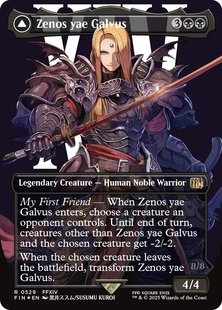 Zenos yae Galvus // Shinryu, Transcendent Rival (Borderless) (Surge Foil) [FINAL FANTASY] | Gaming Infinity