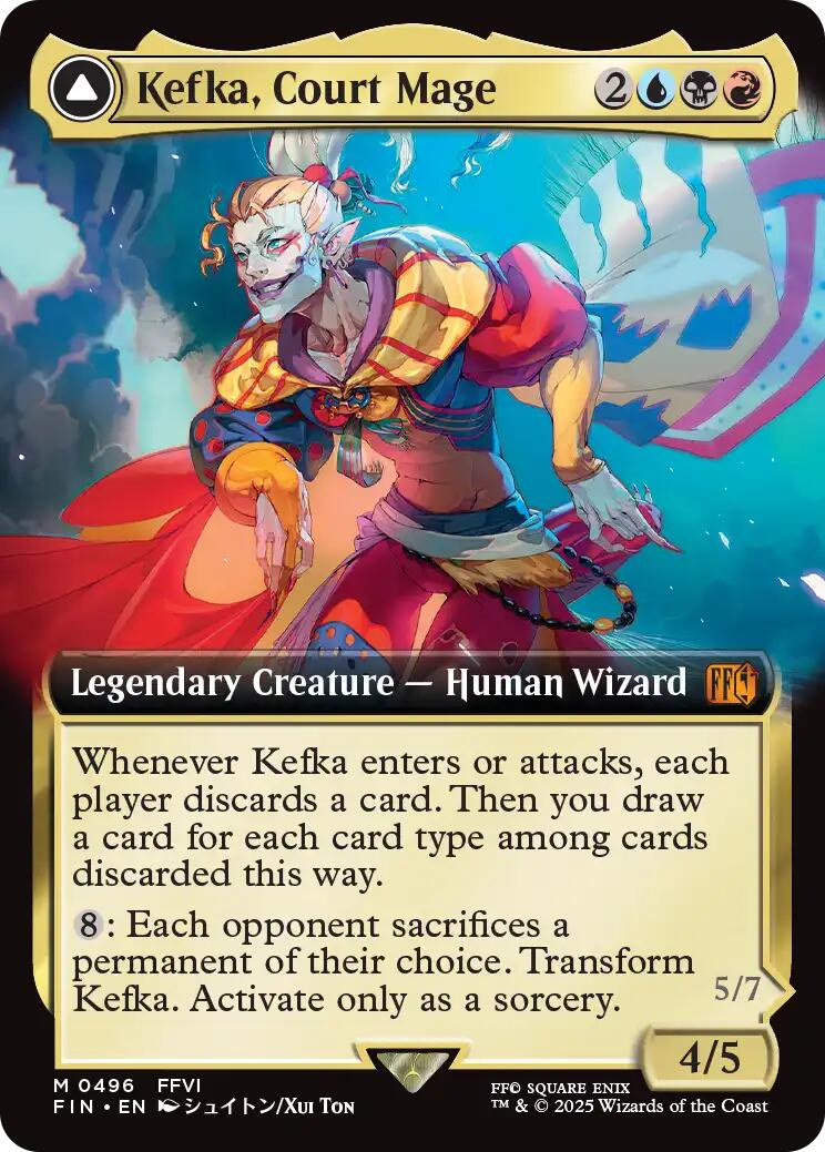 Kefka, Court Mage // Kefka, Ruler of Ruin (Extended Art) [FINAL FANTASY] | Gaming Infinity