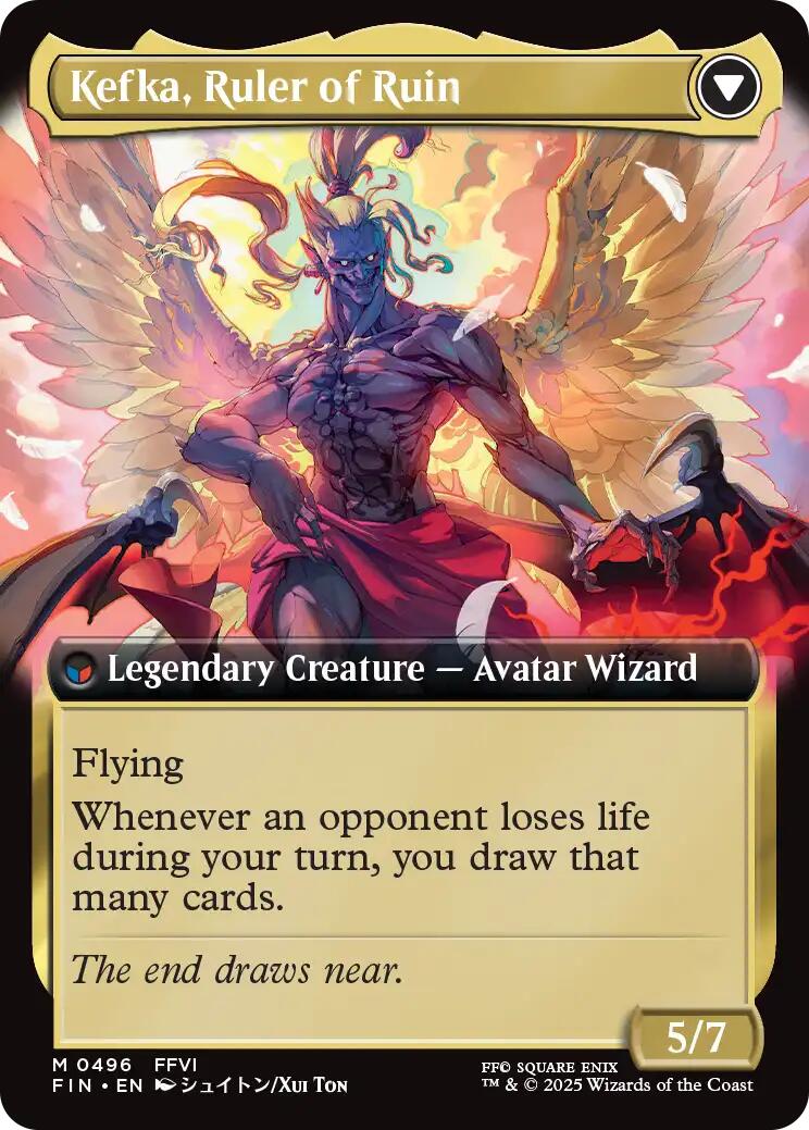 Kefka, Court Mage // Kefka, Ruler of Ruin (Extended Art) [FINAL FANTASY] | Gaming Infinity