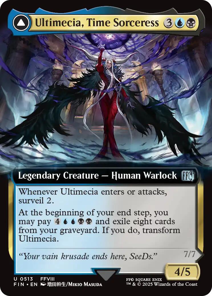 Ultimecia, Time Sorceress // Ultimecia, Omnipotent (Extended Art) [FINAL FANTASY] | Gaming Infinity